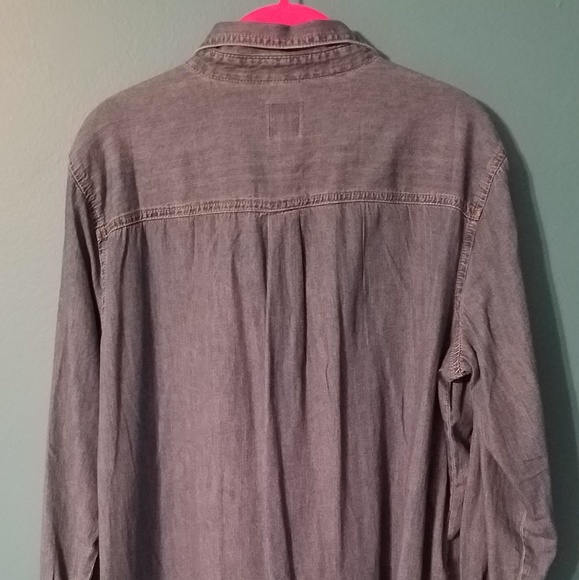 GAP Long Sleeve Denim Dress - Blue - Picture 3 of 5